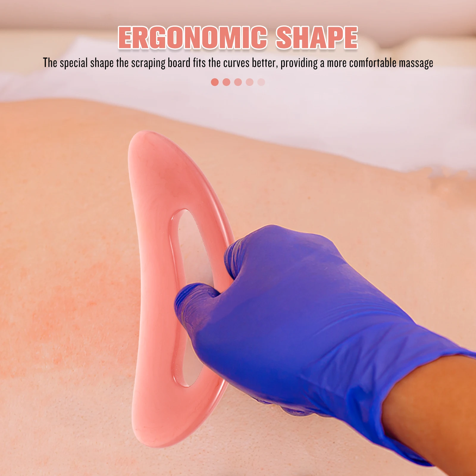 Board Neck Pillow Massager Body Five Claw Resin Travel Massager Facial Neck Multifunctional Tool Portable