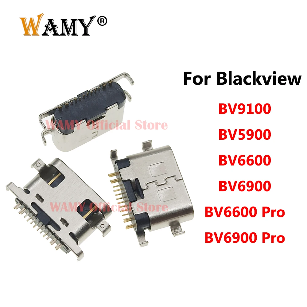 Connecteur de prise de port de charge USB de type C, chargeur S6, Blackview BV9100, BV5900, BV6 femelle, BV6900, BV6900 Pro, BV6 femelle Pro, 2 à