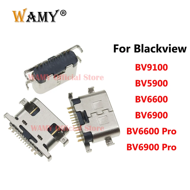 WAMY Ładowarka USB typu C Port ładowania Złącze wtykowe do Blackview BV9100 BV5900 BV6600 BV6900 /BV6900 Pro /BV6600 Pro