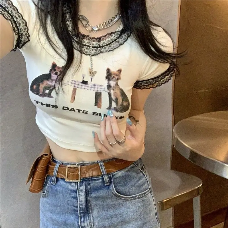 

Short Sleeve T-Shirts Womens Lightweight Relaxed Fit Cotton Comfortable Neutral Basic Summer Casual Simple Aesthetic Streetwear