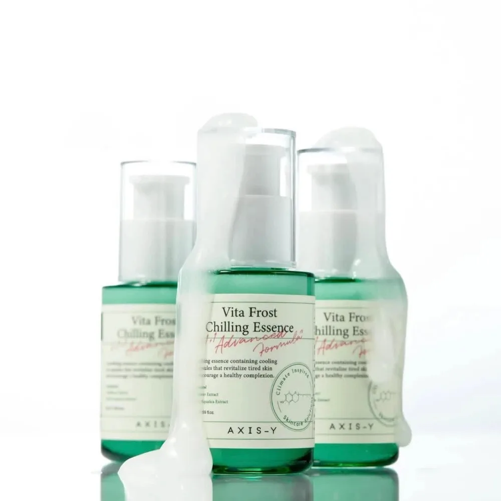 

AXIS-Y Vita Frost Chilling Essence Tocopherol Cauliflower Mentha Aquatica Extract Soothing Revitalizing Skin Healthy Face Serum