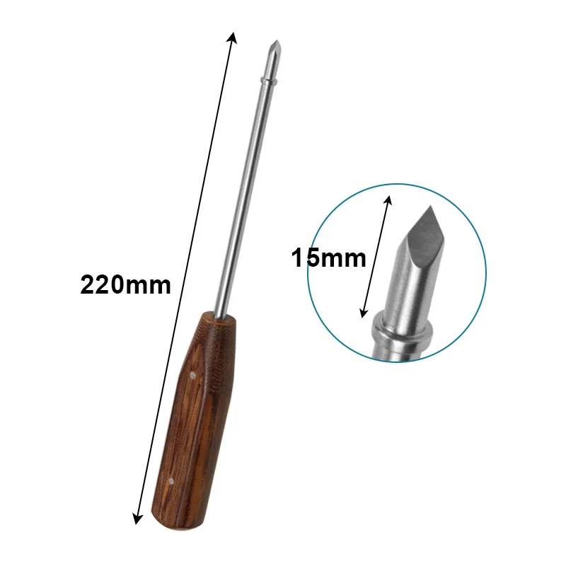 Hole Opener with Wooden Handle Orthopedic Surgical Instrument pet