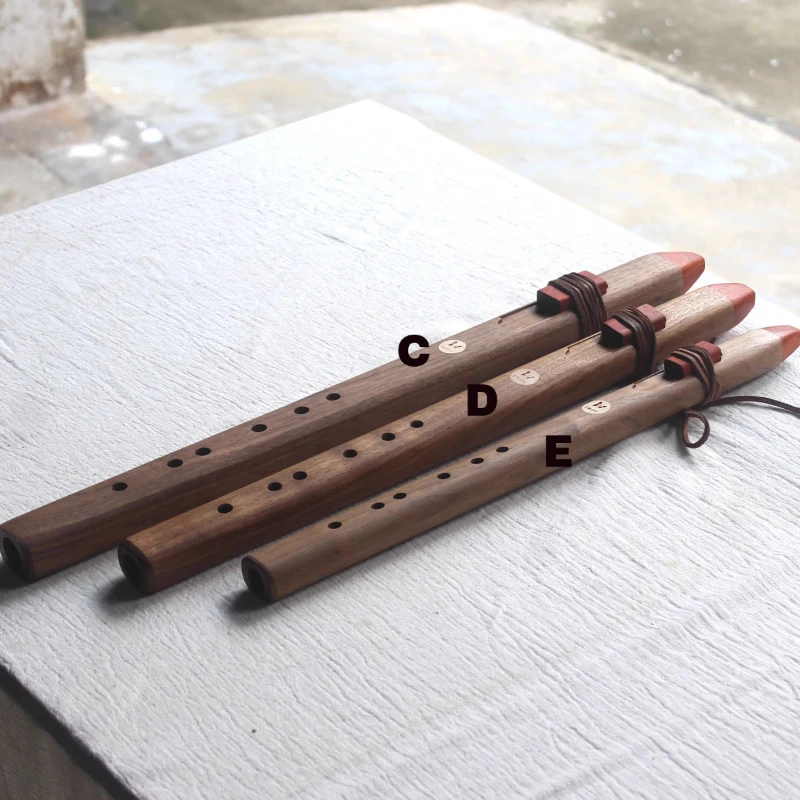 Wooden Flute Traditional Professional Performance Recorder Adult Beginners Playing Woodwind Instruments Native American Flutes