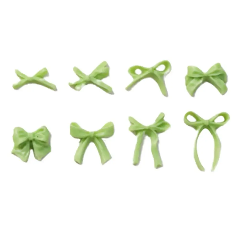 50 szt. Kokardki do paznokci, mini akcesoria do zdobienia paznokci, narzędzia do paznokci z żywicy, mieszane rozmiary, dekoracje 3D do paznokci