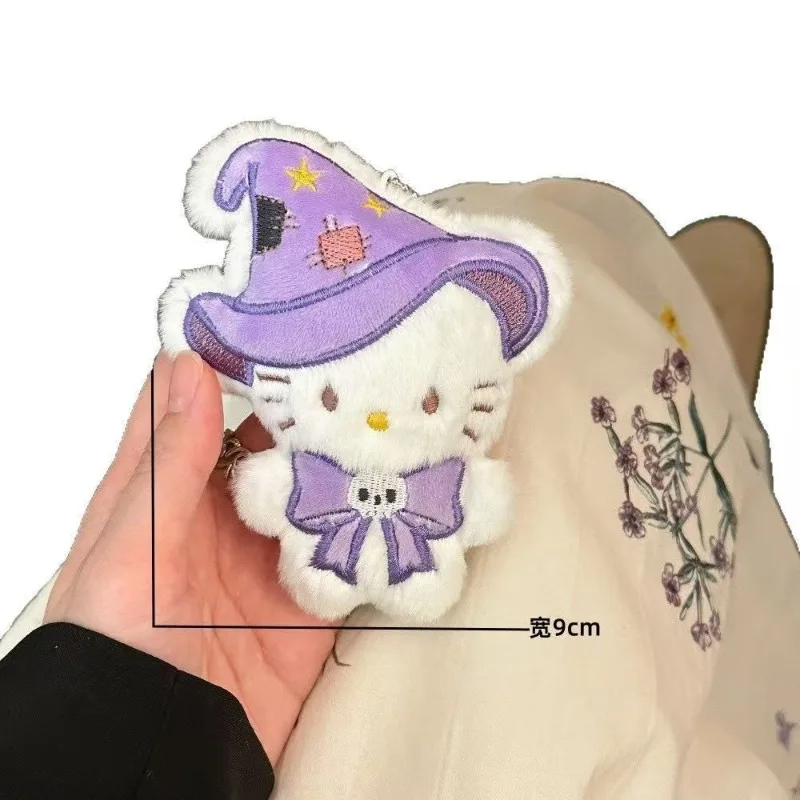Kawaii Hello Kitty Sanrio enfants beaux jouets en peluche de dessin animé porte-clés sac à dos pendentif décoration cadeaux de noël pour les enfants