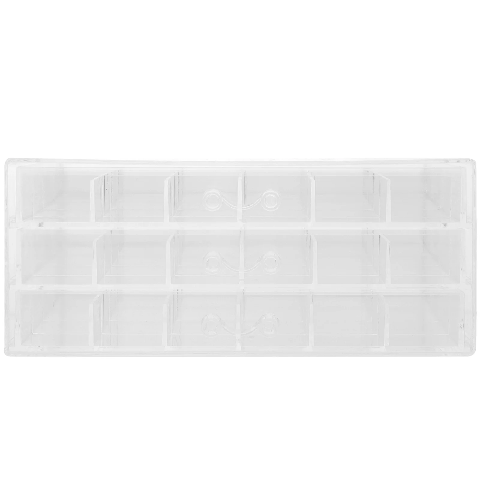 

Multi Compartment Clear Drawer Box Jewelry ganizer Earring Holder Girls Storage Case Beads Accessories Display