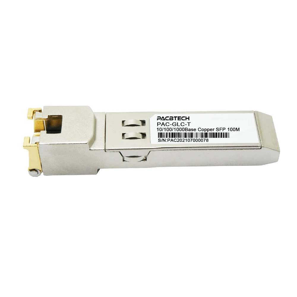 SFP To RJ45 Module Gigabit Optical Adapte Module 1000BASE-T Copper SFP Compatible for Cisco/Mikrotik Ethernet Optic Switch