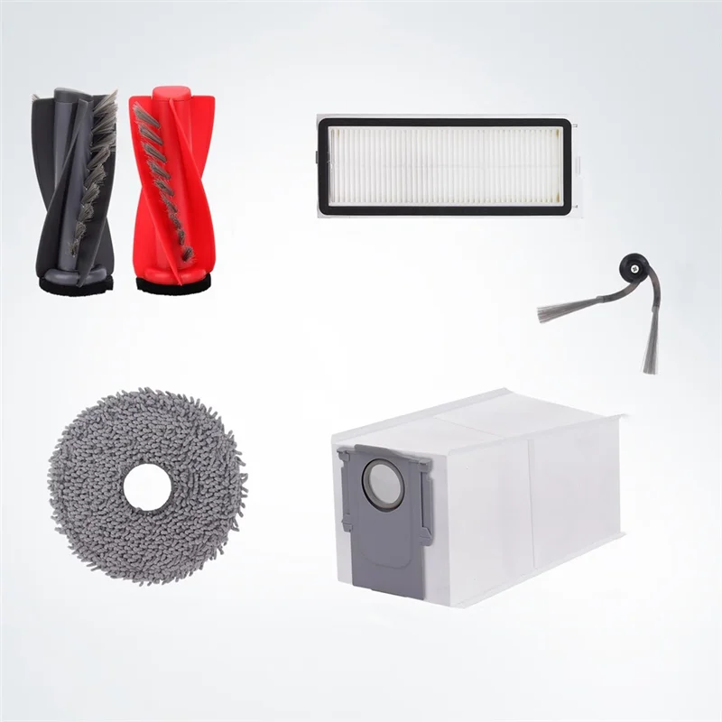 

N11R Replacement Parts For Roborock Qrevo Curv/P20 Pro Robot Vacuum Cleaner Accessories Kit Main Side Brush HEPA Filter Mops