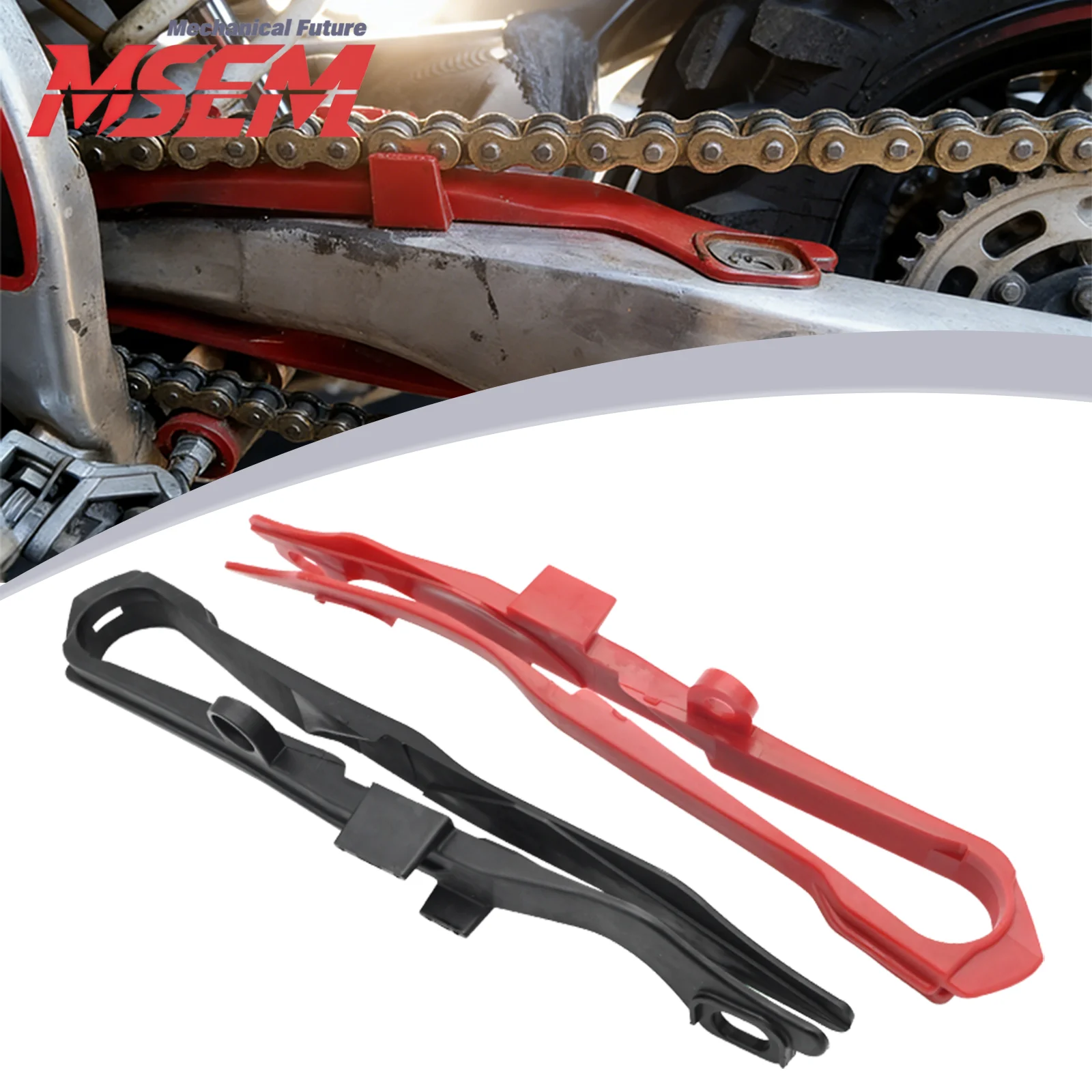 

For Honda CR125R CR250R CR250R 2000-2013 CRF450R 2002-2012 CRF450X Dirt Pit Bike Motorcycle Chain Slider Guard Swingarm Guide