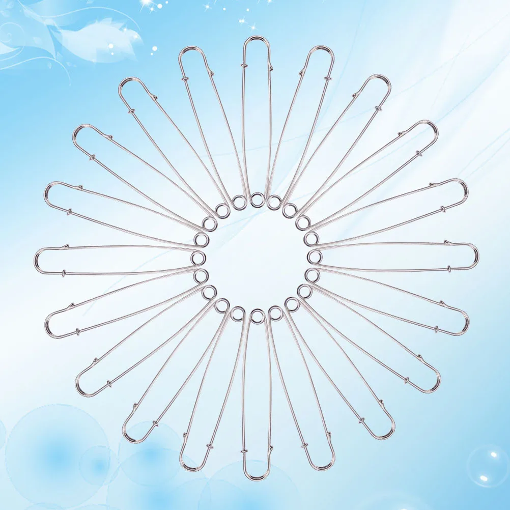 

20Pcs Extra Large Safety Pins Strong for Heavyweight Materials Blankets Crafting Sewing Tailoring Jewelry Making Mattress