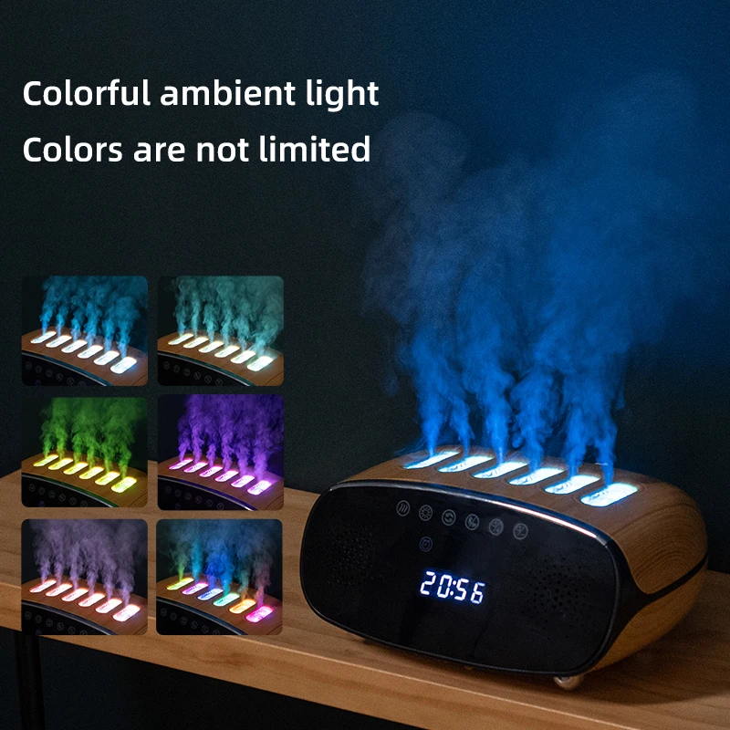 Colorful Light Spray Bluetooth Audio Humidifier with Sound Pickup Function for Home Office Home and Decoration Humidificador