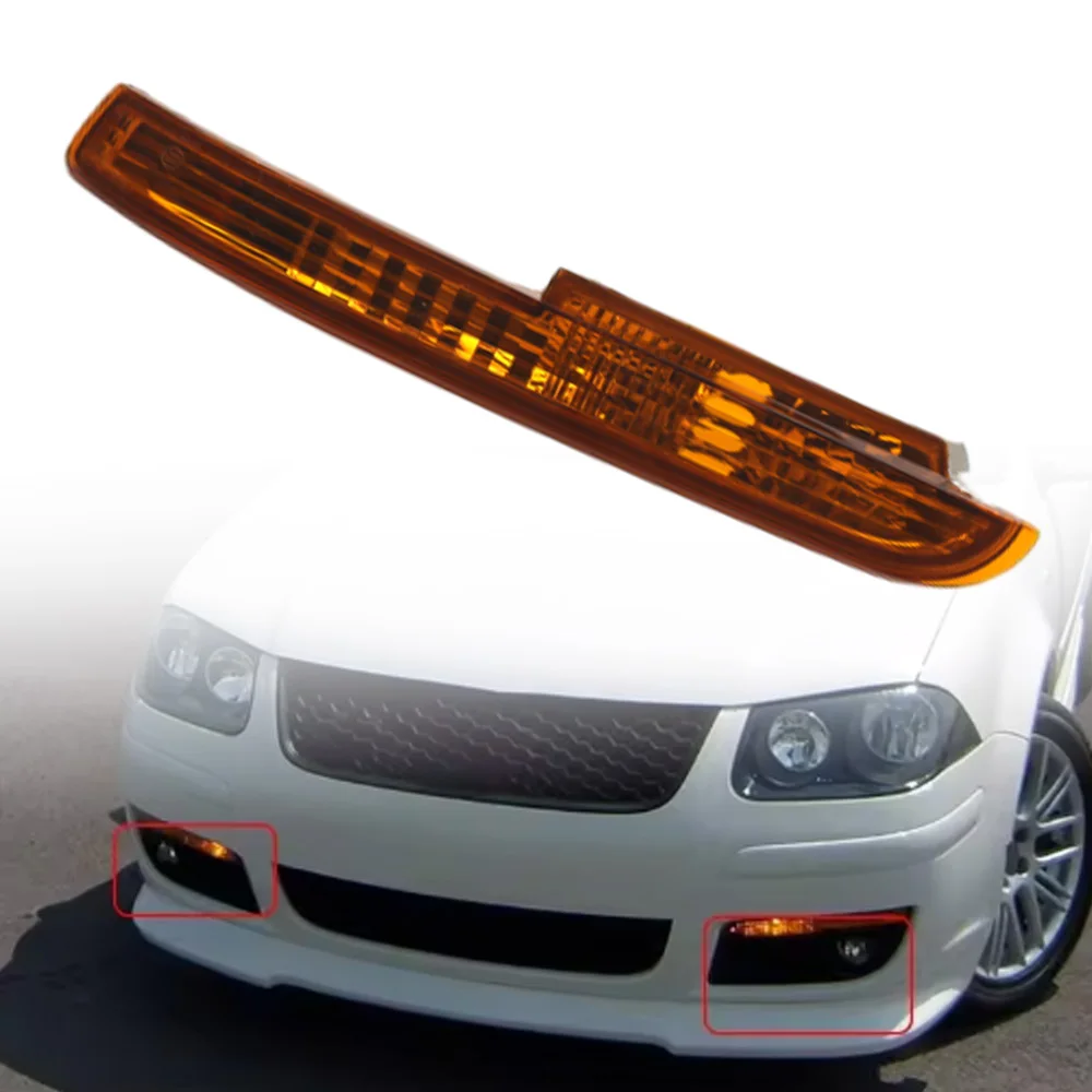 

Car Front Bumper Turn Signals Housing Left Right For VW Bora Jetta MK4 with standard bumper 2006 2007 2008 1JD953041A 1JD953042A