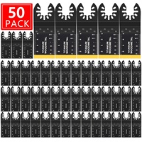 Titanium Oscillating Saw Blades Hard Material Metal Nails Wood and Plastic Oscillating Tool 10 Pcs 50Pcs
