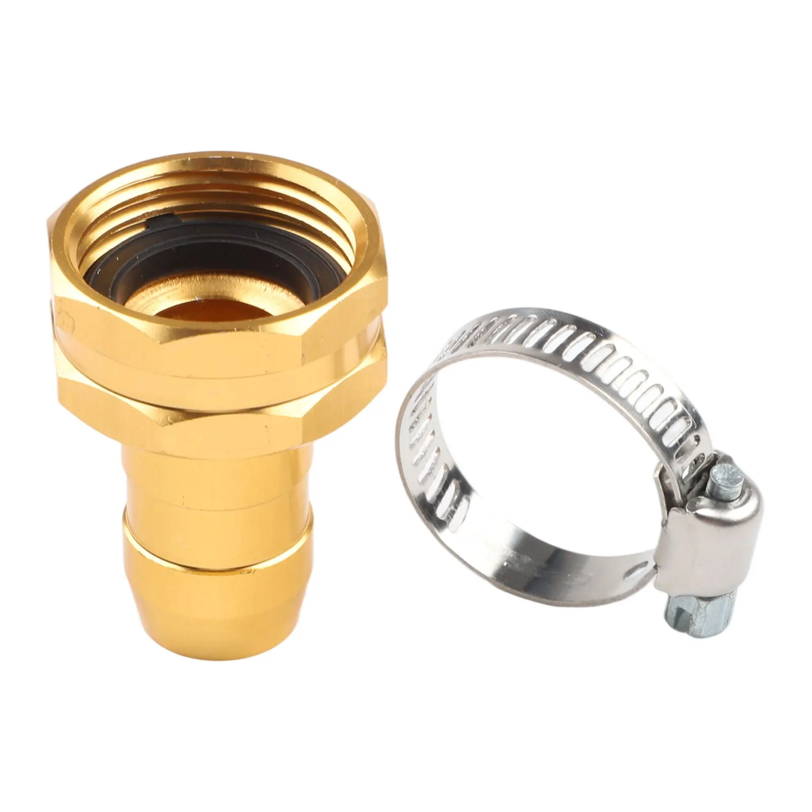 Tightening Clamp Hose Mender Stainless Steel 1set/2set 3/4 Inch For 3/4 Inch for american Thread High Quality Tightening