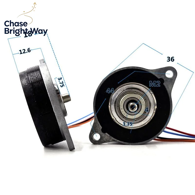 NEMA14 0.9 Degree Stepper Motor 14HK0406 Mini 36mm 2-Phase 4-Wire High Precision Stepping Motor for 3D Printers CNC Machines