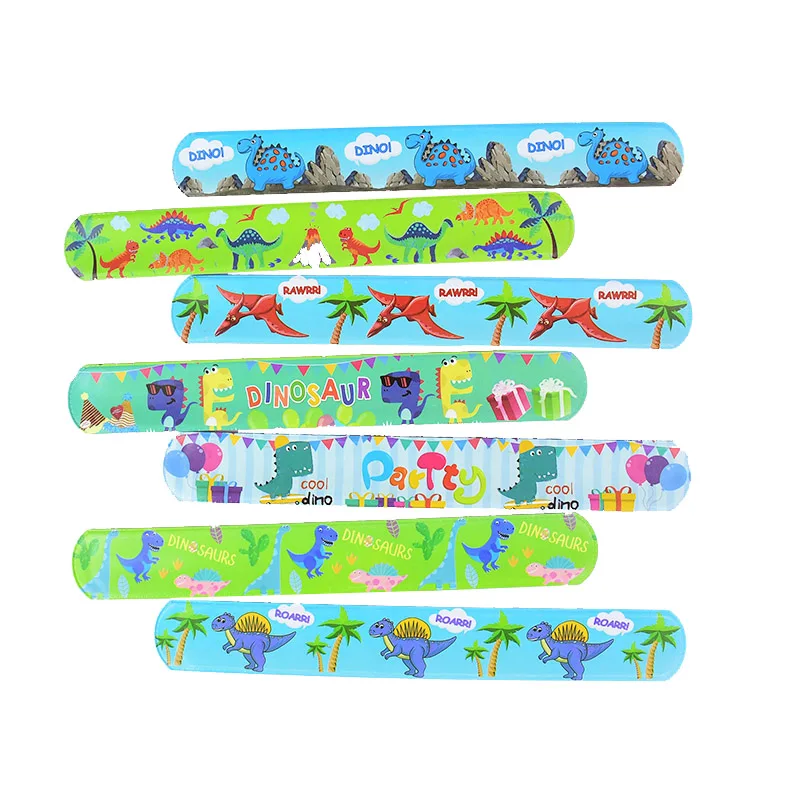 30 Bracelets Silicone Dinosaures Pour Enfants – Lot De 30 En 3 Couleurs, Idéal Anniversaire Jurassic Party