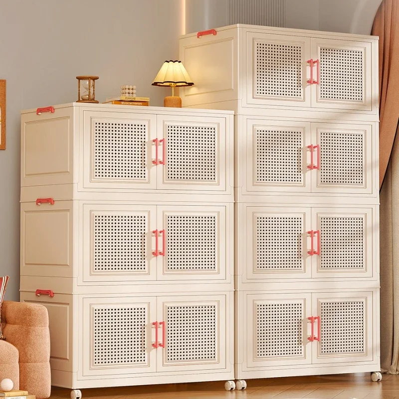 

Medieval storage cabinet, folding storage box, household