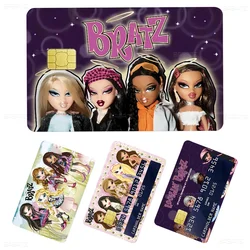 Lovely D-Doll B-Bratz Anmie Sticker Film Skin Cover For Credit Card Debit Bank Card Front