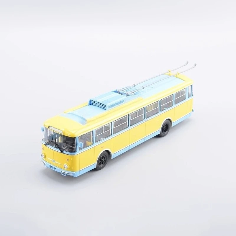 1/43 سيارات لعبة 9TR شبه جزيرة القرم الأسطوري حافلة الروسية Trolleybus المواد المعدنية JAVN064 نموذج حافلة ثابت نموذج الصبي لعبة هدية #3