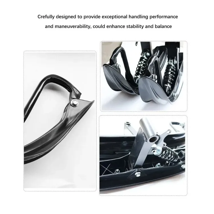 زوج من زلاجة الثلج الشتوية ATV قوية ومتينة لمتسابق الثلج مزلقة معززة للقبضة للدراجة الرباعية Go Kart UTV