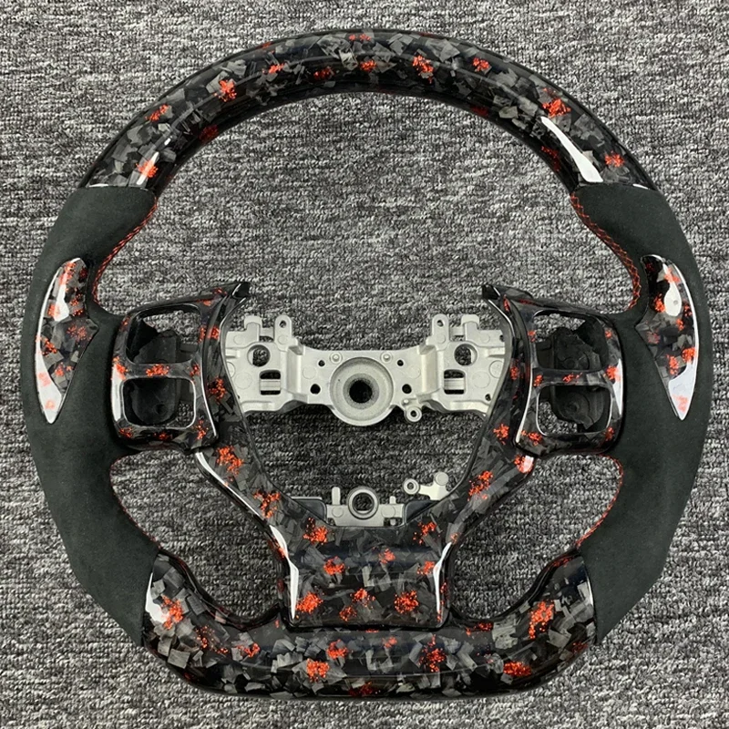 

For Lexus IS250 2014 2015 IS300 IS350 IS F-Sport IS200t 2016 2017 Steering Wheel Carbon Fiber Customized Perforated Leather