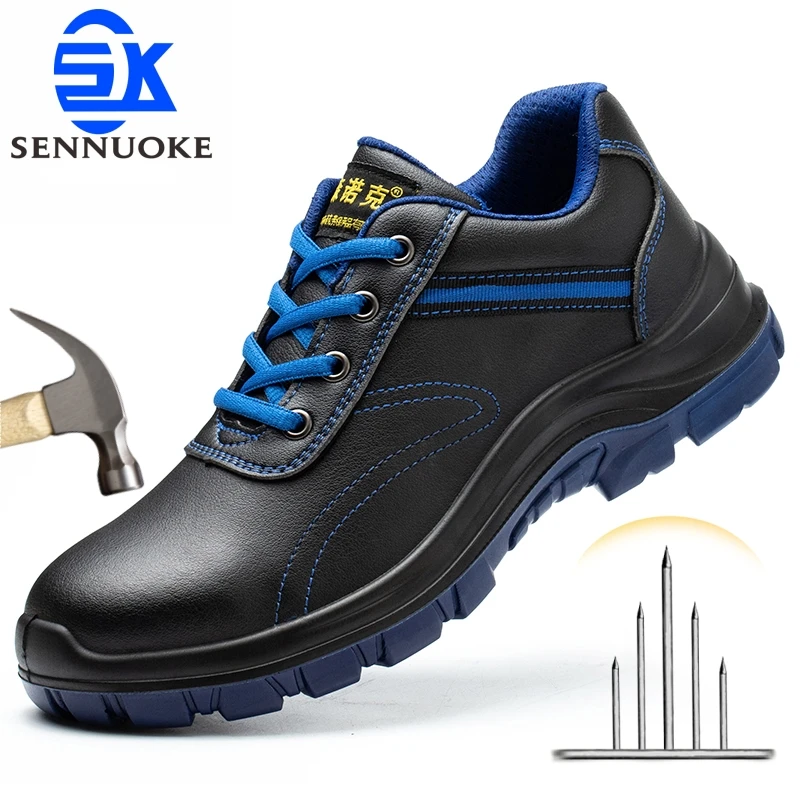 

Safety Shoes Men for Work Lightweight Sport Sneakers Steel toes Waterproof Protection for the Feet Original