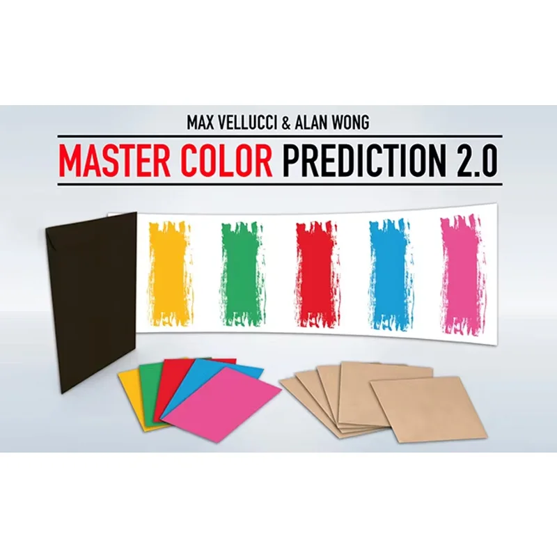 

Master Color Prediction 2.0 by Max Vellucci Magician Stage Illusion Magic Tricks Gimmick Props Funny Mentalism Magia Magie