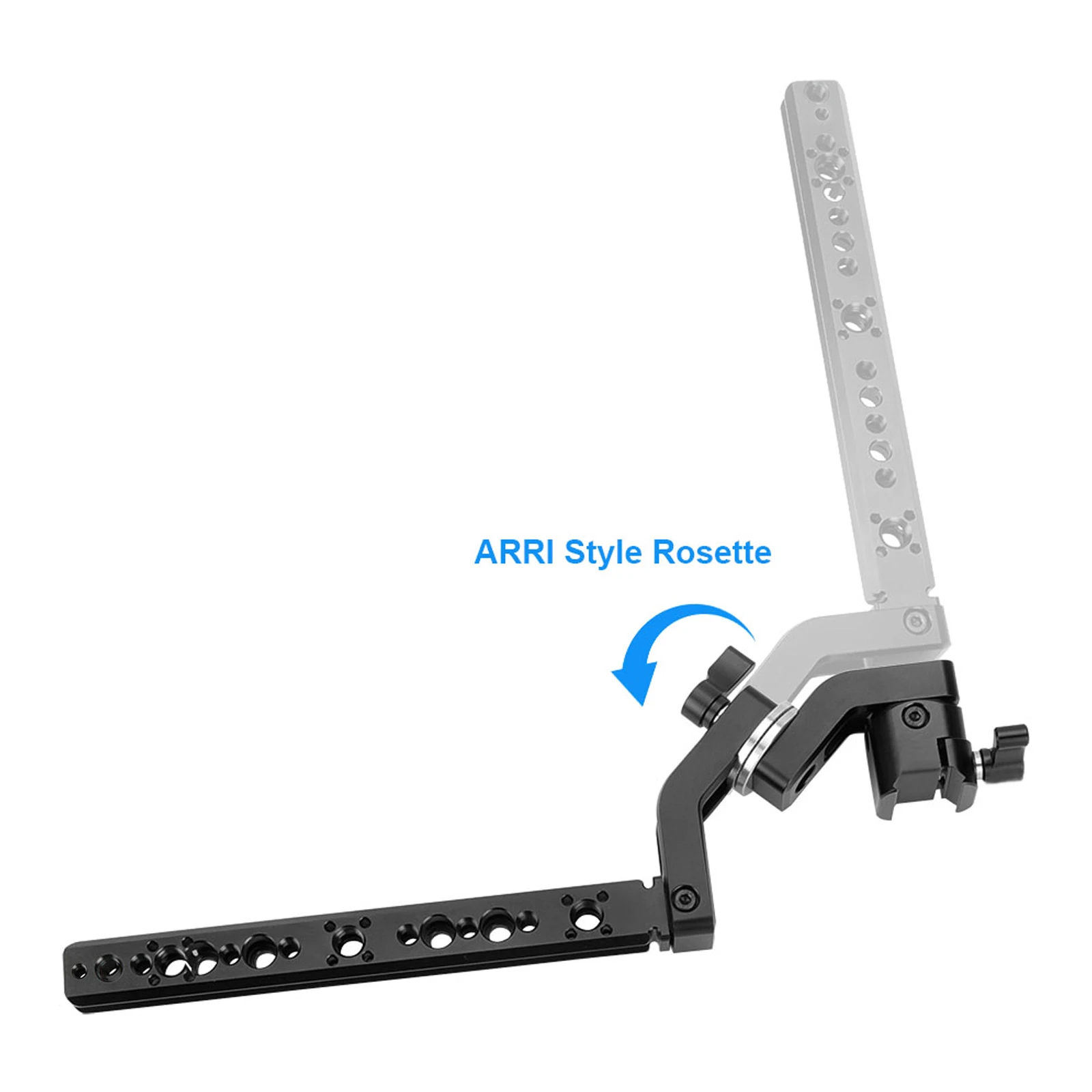 HDRIG Soporte L plegable para DJI RS 2, RSC 2, RS 3 y RS 3 Pro Cámara Estabilizador de cardán Extensión Brazo mágico con soporte NATO