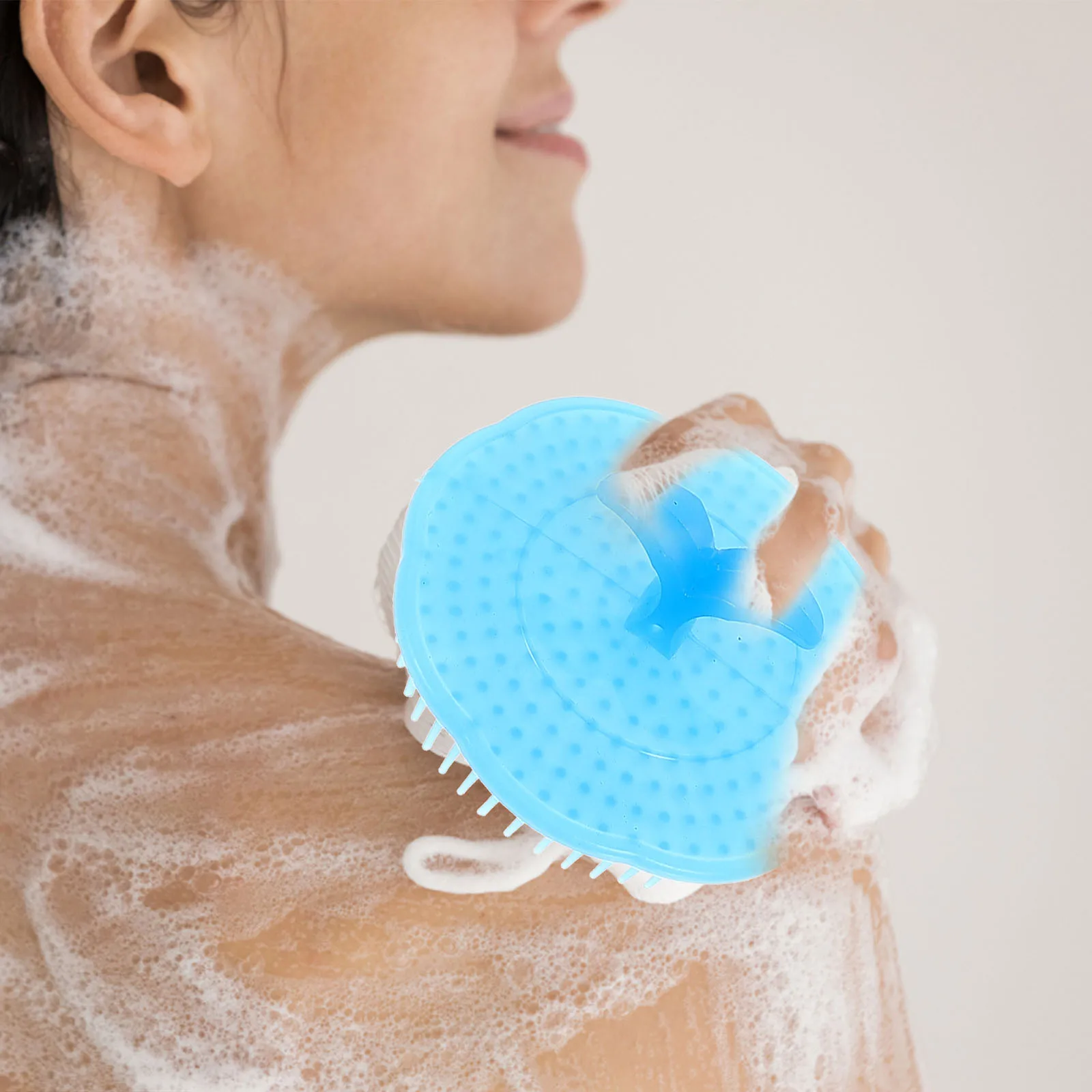 3 قطعة فرشاة تدليك فروة الرأس التقشير أداة الشعر دش حمام استخدام يزيد من تدفق الدم إزالة الجلد الميت جميع أنواع الشعر عشوائي #3