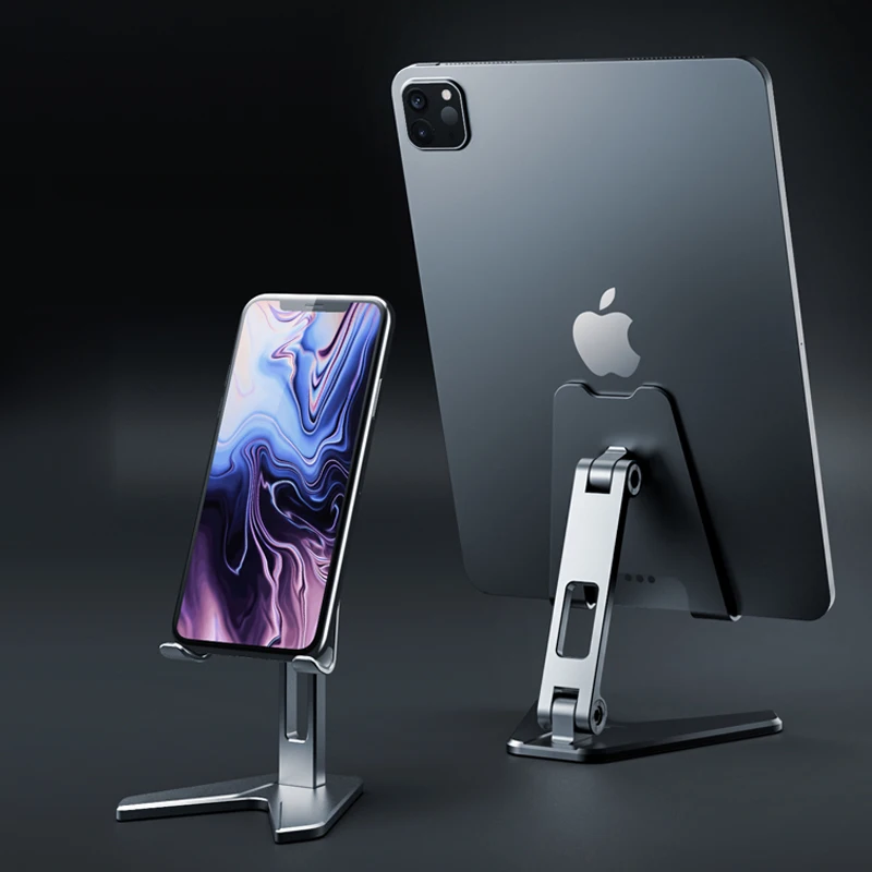 Desktop Portable Folding Adjustable Aluminum Phone Tablet Universal Stand Holder