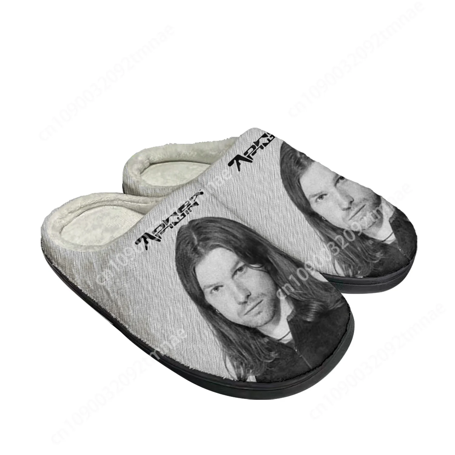 

Aphex Twin Electronic Music Mixer Home Cotton Custom Slippers Mens Womens Sandals Plush Bedroom Keep Warm Shoe Thermal Slipper