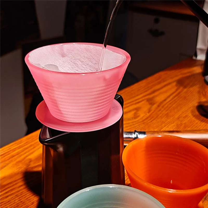 A76G-Pour Over Coffee Dripper Filters Cups Hand Pouring Slow Brewing Coffee Pour Over For Cafe Travel Home