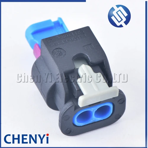 Imagen 2 del producto Conector impermeable automotriz hembra de 2 pines enchufe de bobina de encendido 3- 1718643 -1 3- 1718647 -1 C Para Chrysler Dodge Jeep