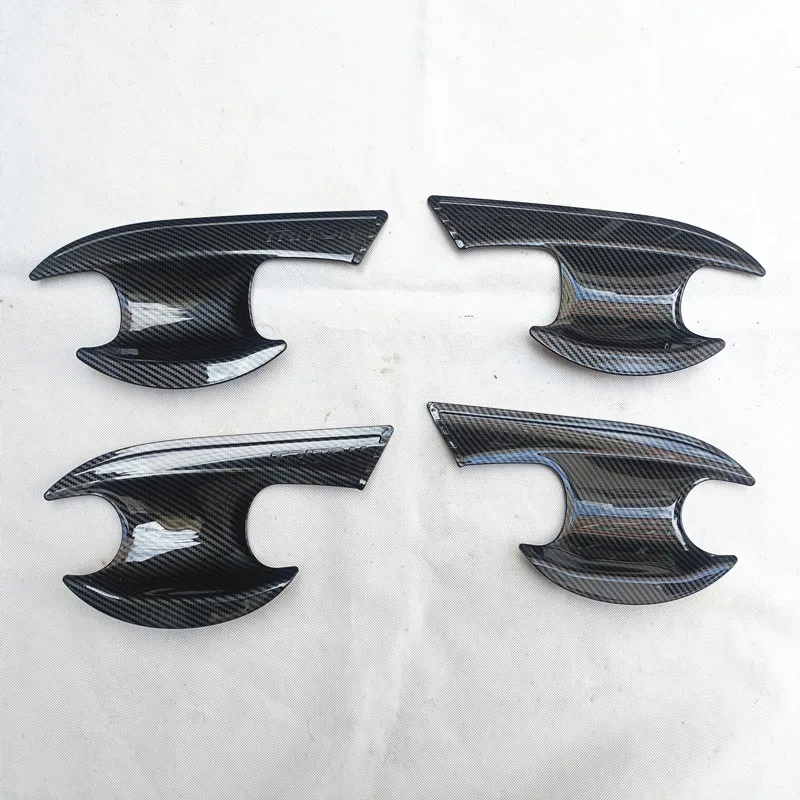 

Для Mitsubishi Triton LC MV 6-го поколения 2023 2024 2025 аксессуары, дверная ручка, чаша, накладка из АБС-пластика, имитация углеродного волокна