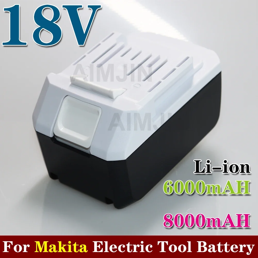 6.0/8.0Ah For Makita BL1813G Li-ion 18V Power Tools Battery BL1811G BL1815G BL1820G BL1813G BL1813G BL1811G 195608-4