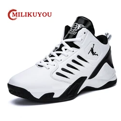 Chaussures de basket-ball classiques pour hommes, baskets montantes, imperméables, coordonnantes, course à pied, sport, entraînement de gym, Zapatillas De zones bre