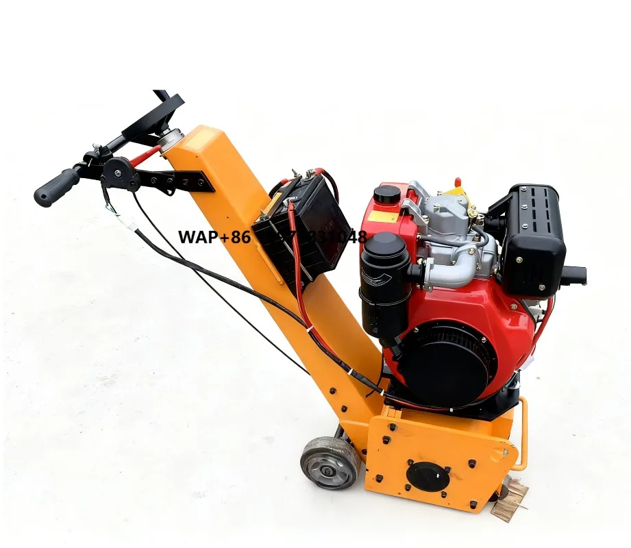 Heavy duty scarifier concrete planer pavement slotting machine