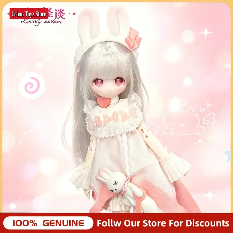 In Stock 1/8 Kwaidan Series Hair Implanted Bjd Blind Box, Kawaii Movable Girl Doll Desktop Collectible Ornament Gift For Fans view 6