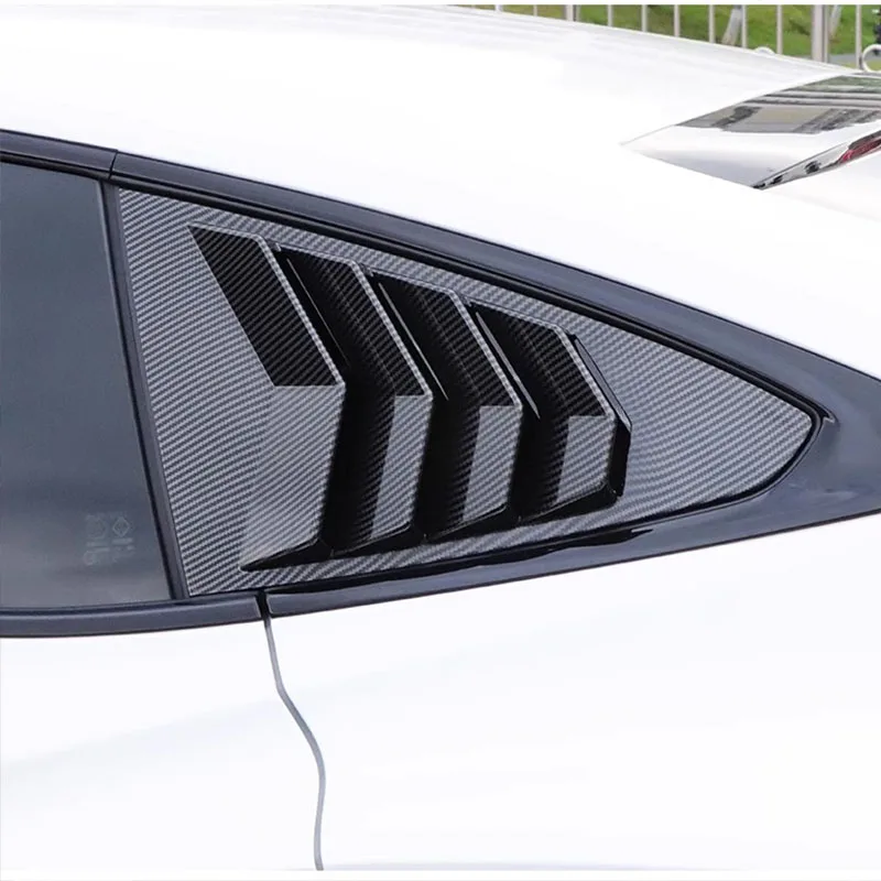 

for MG MG7 2023 Car Louver decorative sticker, rear triangle decorative sticker Car decorative accessories