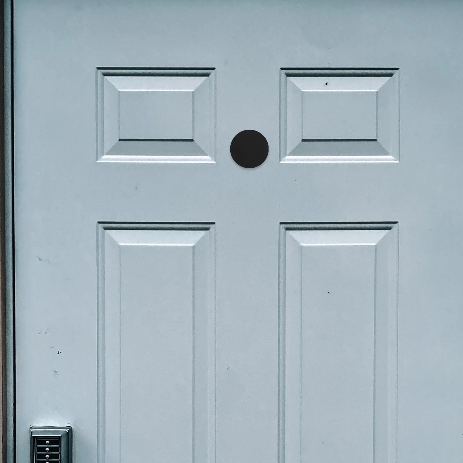 

2Sets Security Door Hole Filler Stainless Steel Round Cover Plate for Door Lock Knob Deadbolt 50Mm Hole Plug Cover Concealment