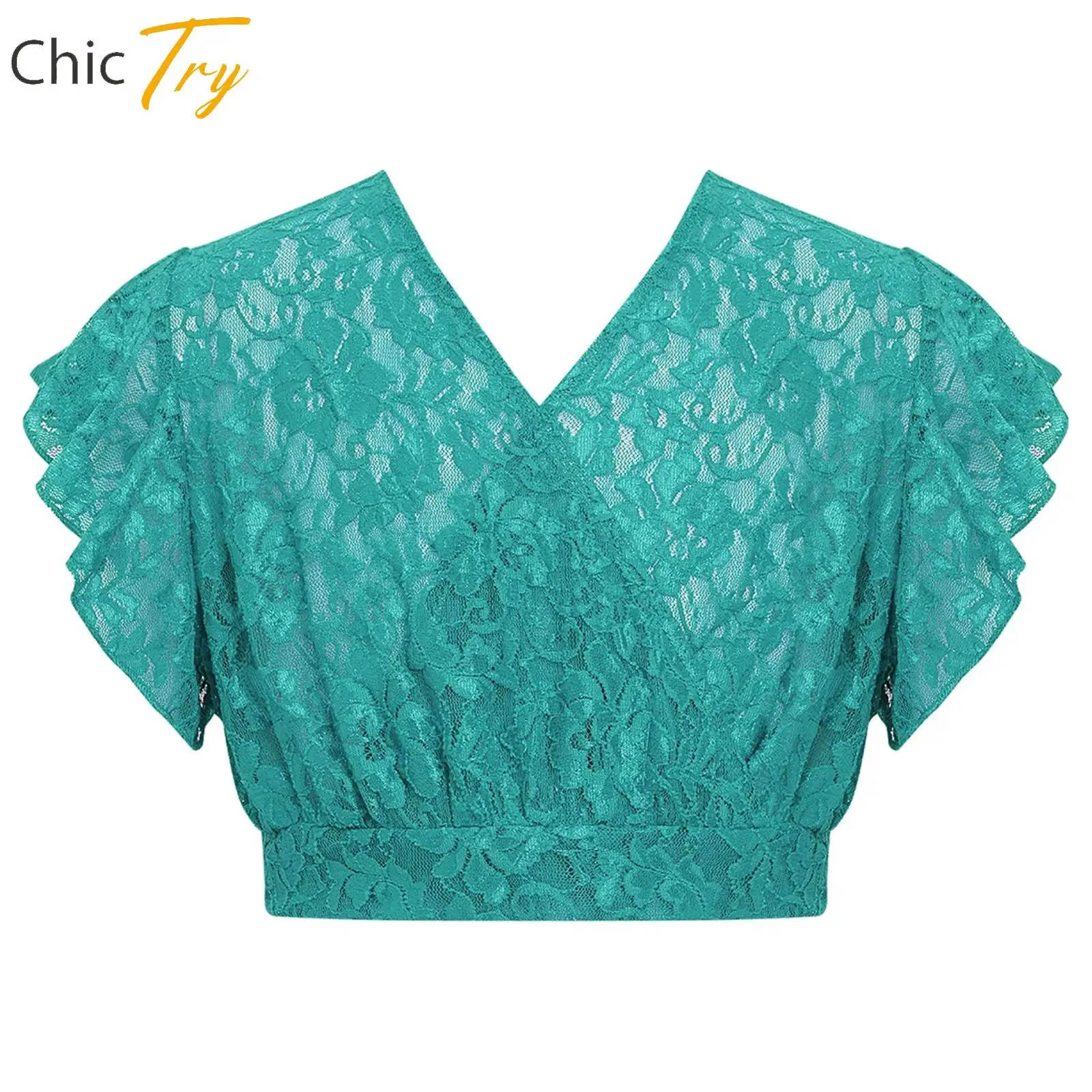 

Детский балетный кружевной танцевальный костюм для девочек, укороченный топ с рукавами, накидка, гимнастические лирические современные танцевальные костюмы для выступлений