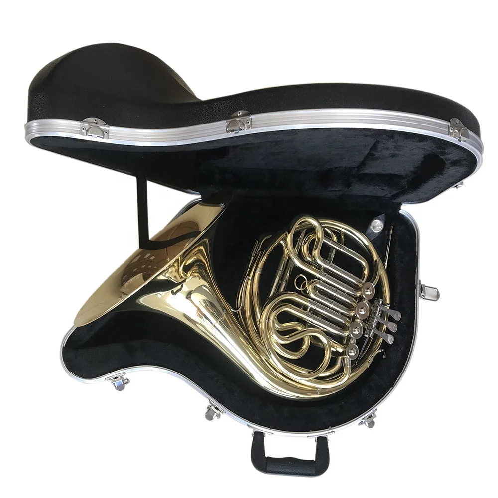 SEASOUND Factory OEM Cheap Bb/F 4 Keys Double Gold French Horn JYFH947