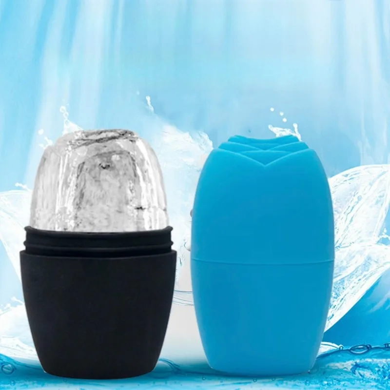 Beauty Massage Ice Compress Shrink Pores Ice Roller Ice Roller Eliminate Puffiness Silicone Face Ice Grid