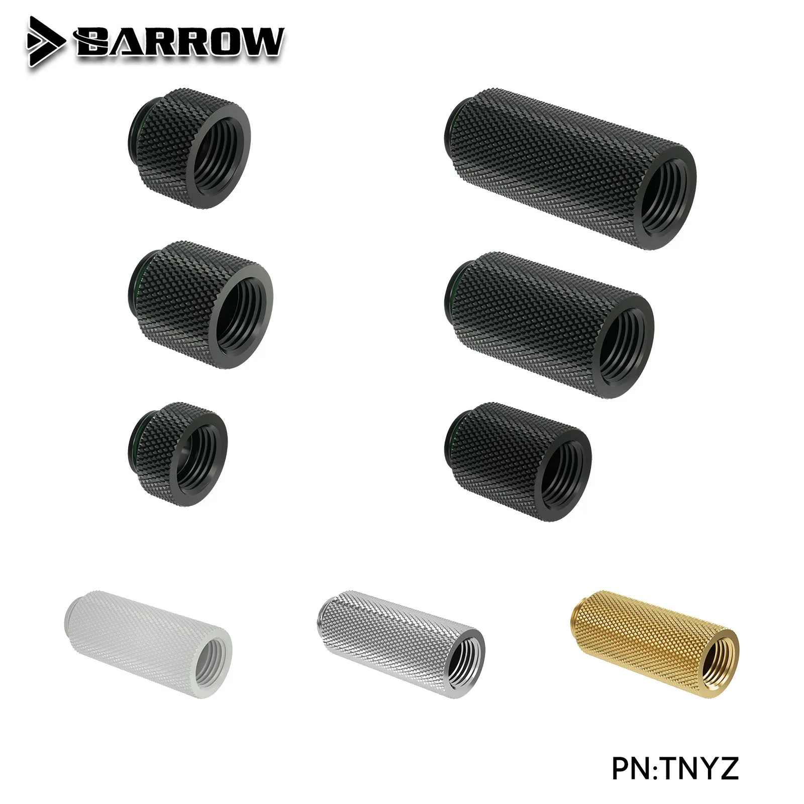 

Barrow G1/4" Male-Female Extend Joint Fitting Connector TNYZ 7.5 10 15 20 30 40mm