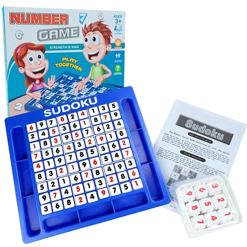 Puzzles Board Game Toy Educational Desktop Game Train Logical Thinking Ability Number Thinking Game For Adults And Kids