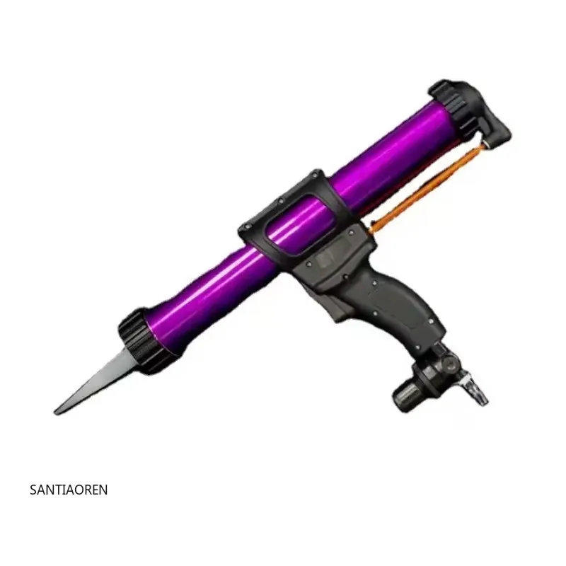 

2025Pneumatic Air Sausage Caulking Gun for Single Component Silicone Sealant in Sausage Pack 300ml 400ml 600ml