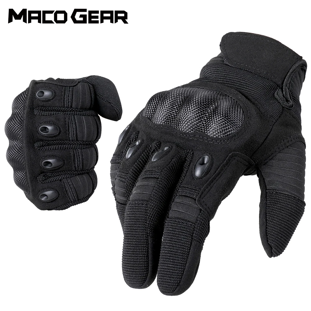 Men Full Finger Tactical Touch Screen Gloves Outdoor Hiking Riding Cycling Bike Skiing Training Climbing Airsoft Hunting Mittens