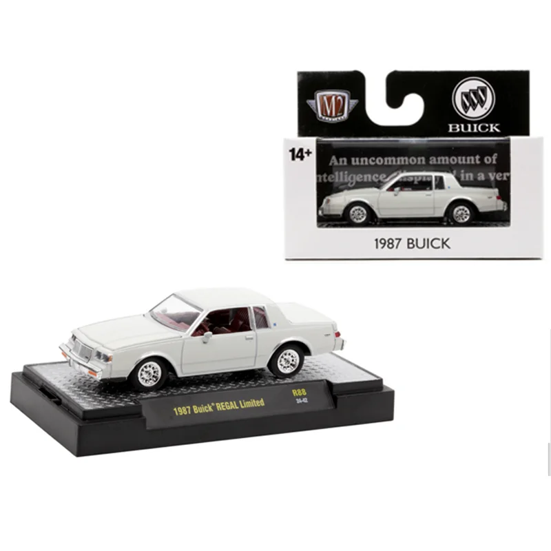 

M2 Machines 1:64 Scale Diecast Alloy 1987 Buick REGAL Coupe Toys Cars Model Classics Adult Gifts Souvenir Static Display