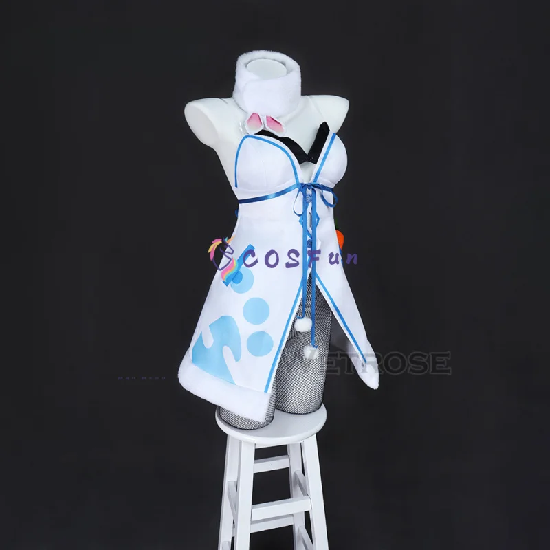 

Hololive Usada Pekora Cosplay Costume Role Play Women Girls Sexy Elegant Halloween Party Dress Suit Full Set COSFun