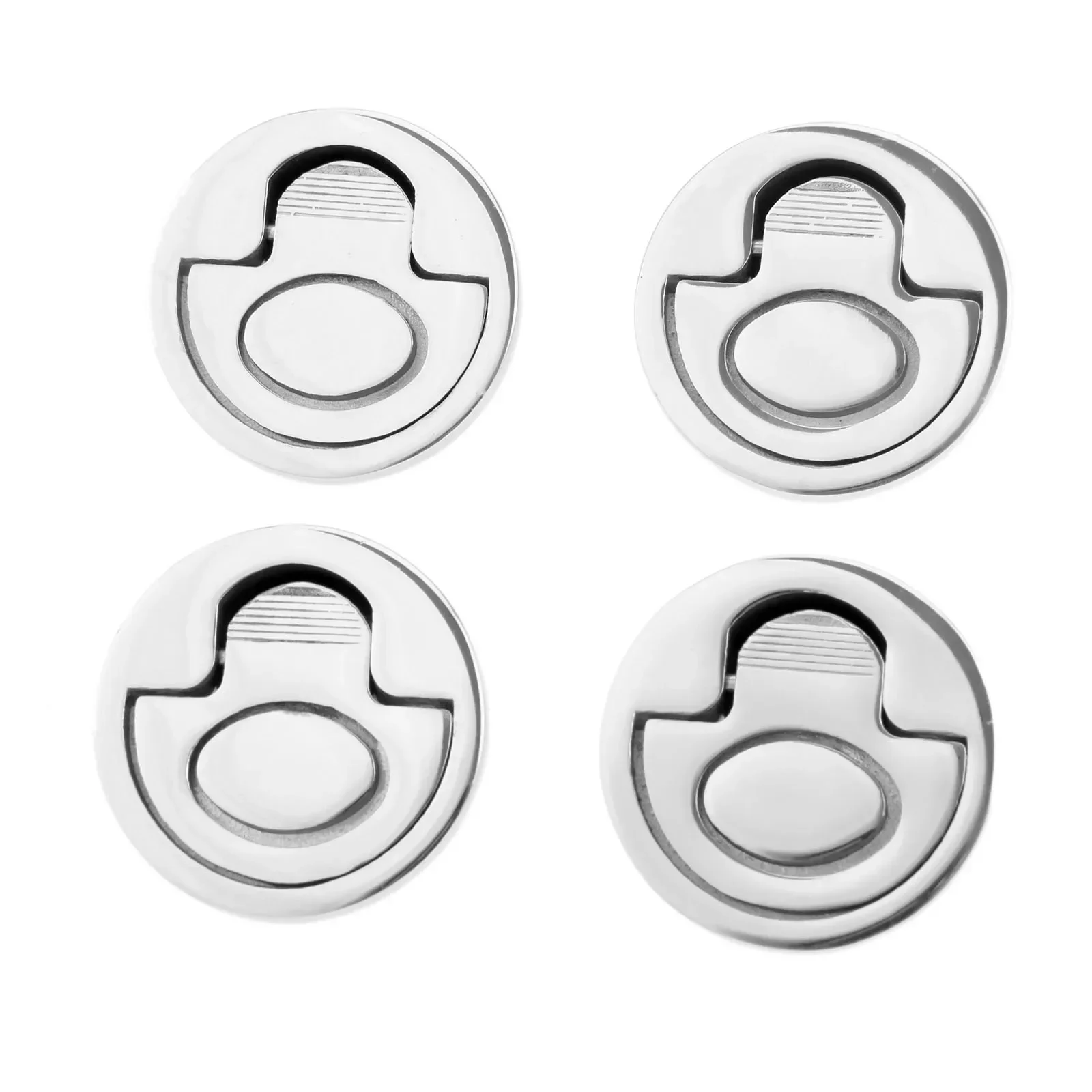 4Pcs Boat Marine 316 Stainless Steel Round 50mm 2